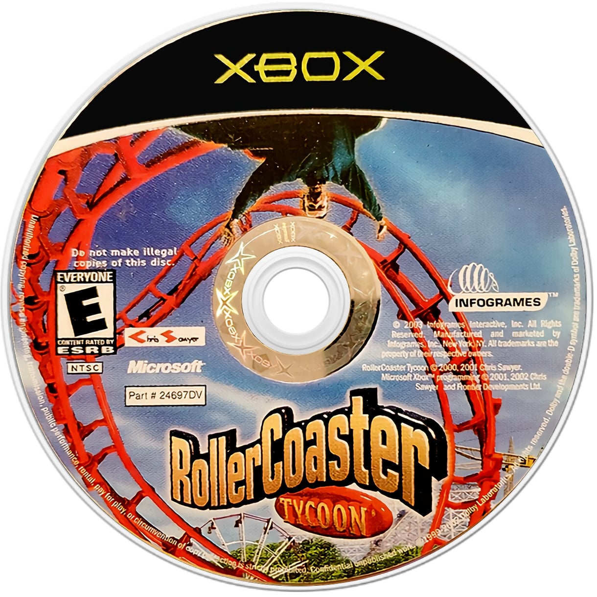 Roller Coaster Tycoon Xbox - Video Game - Used - CaveGamers - Image 3
