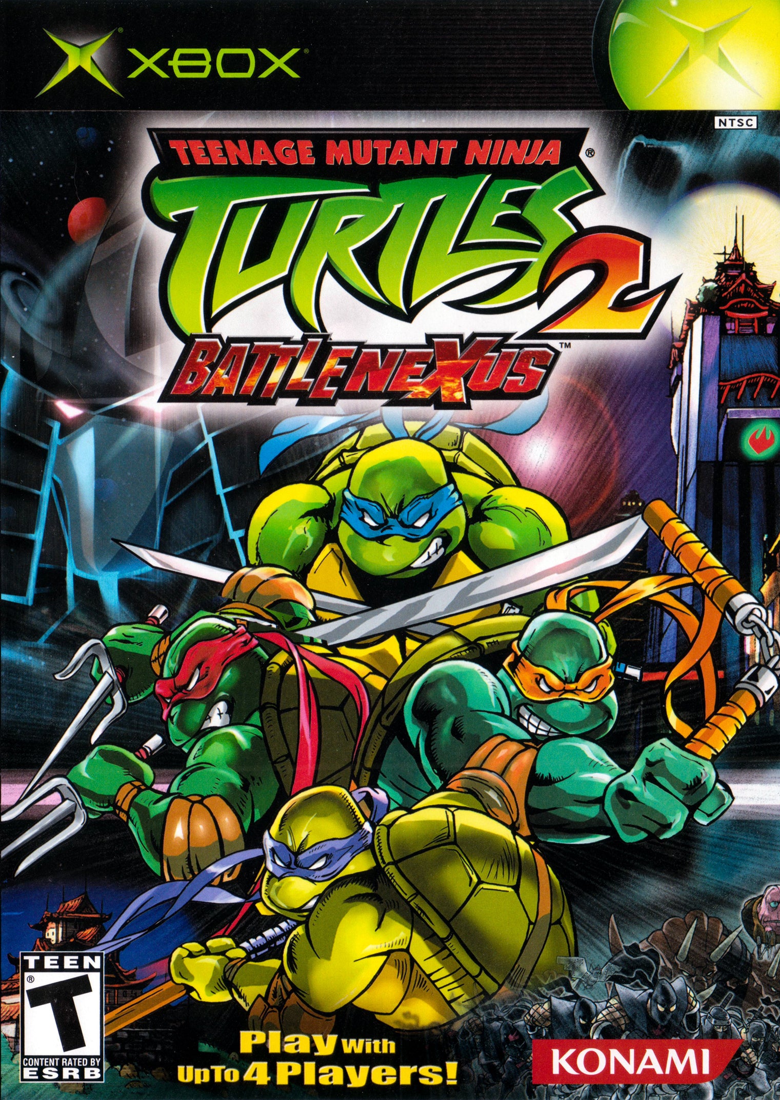 Teenage Mutant Ninja Turtles 2: Battle Nexus Xbox - Video Game - Used - CaveGamers