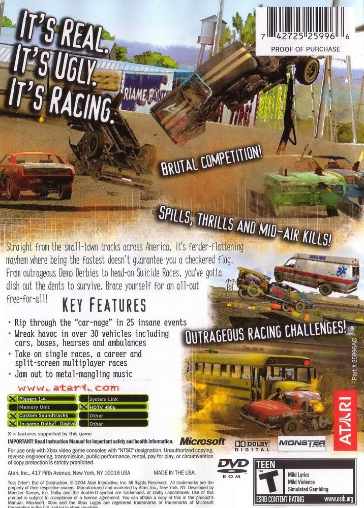 Test Drive Eve of Destruction