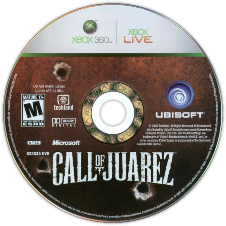 Call of Juarez Xbox 360 - Video Game - Used - CaveGamers - Image 3