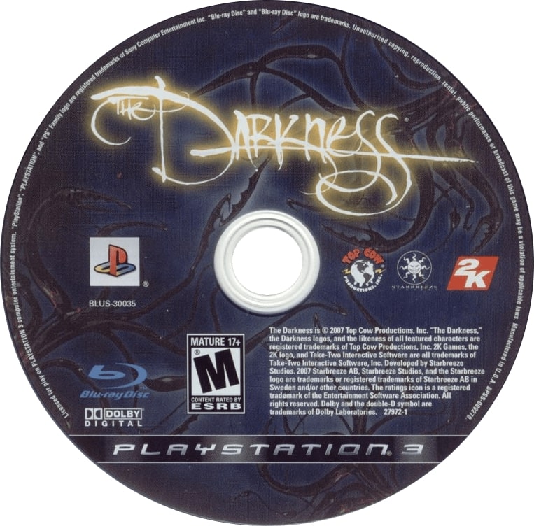 The Darkness PS3 - Video Game - Used - CaveGamers - Image 3