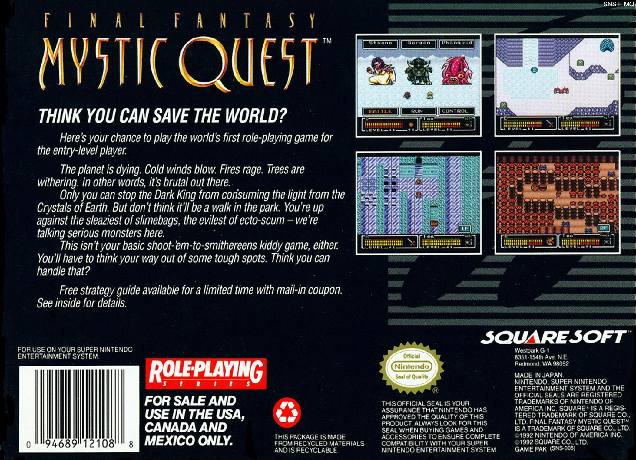 Final Fantasy Mystic Quest