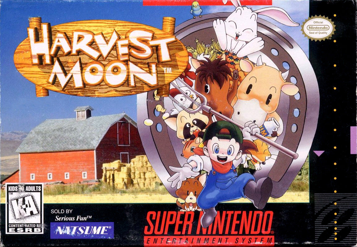 Harvest Moon SNES - Video Game - Used - CaveGamers