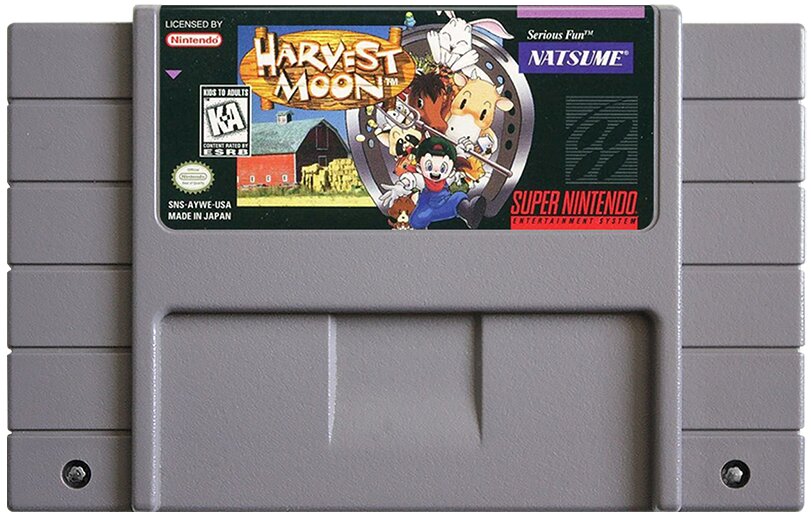 Harvest Moon SNES - Video Game - Used - CaveGamers - Image 3