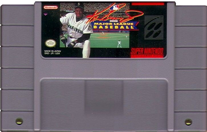Ken Griffey Jr Major League Baseball SNES - Video Game - Used - CaveGamers - Image 3