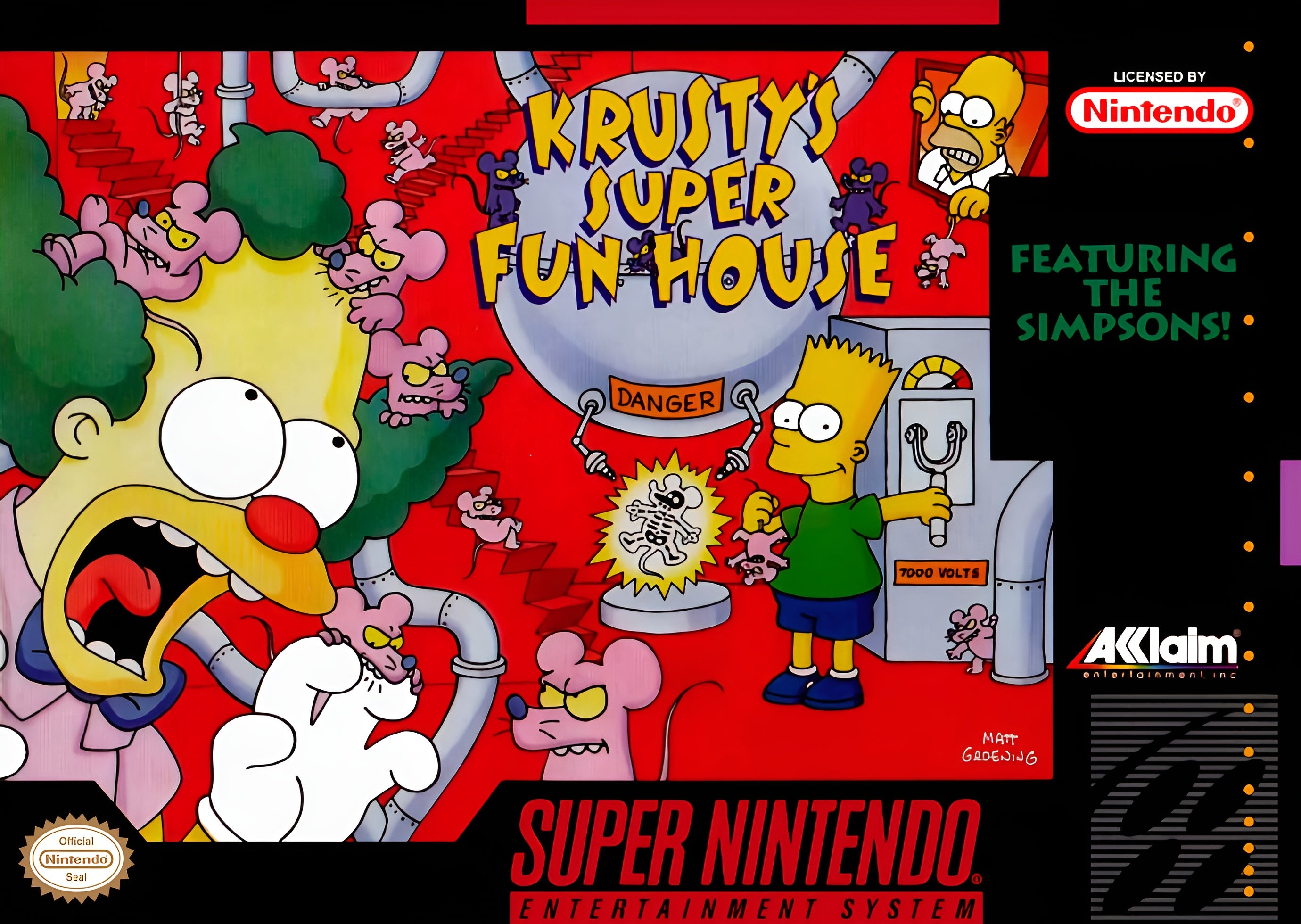 Krusty's Super Fun House SNES - Video Game - Used - CaveGamers