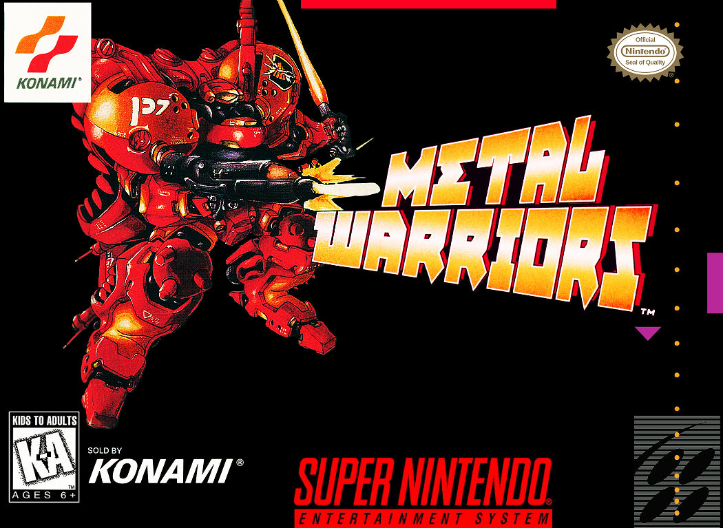 Metal Warriors SNES - Video Game - Used - CaveGamers