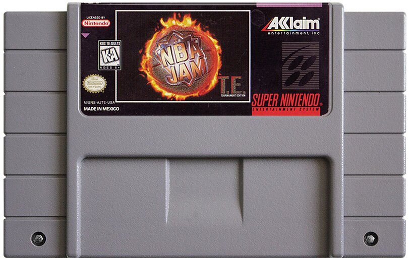 NBA Jam Tournament Edition SNES - Video Game - Used - CaveGamers - Image 3