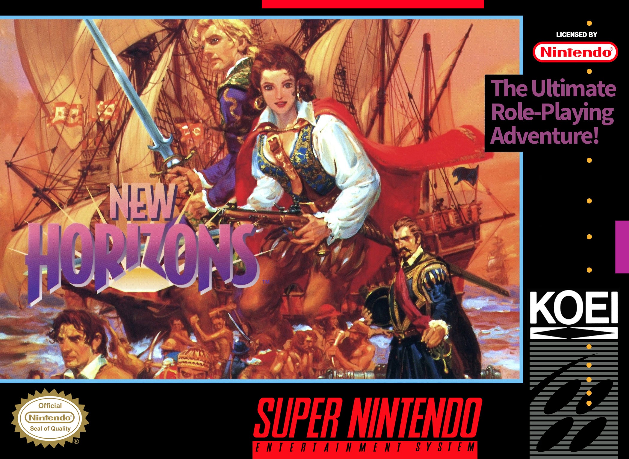 New Horizons SNES - Video Game - Used - CaveGamers