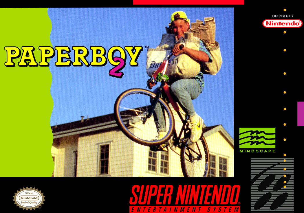 Paperboy 2 SNES - Video Game - Used - CaveGamers
