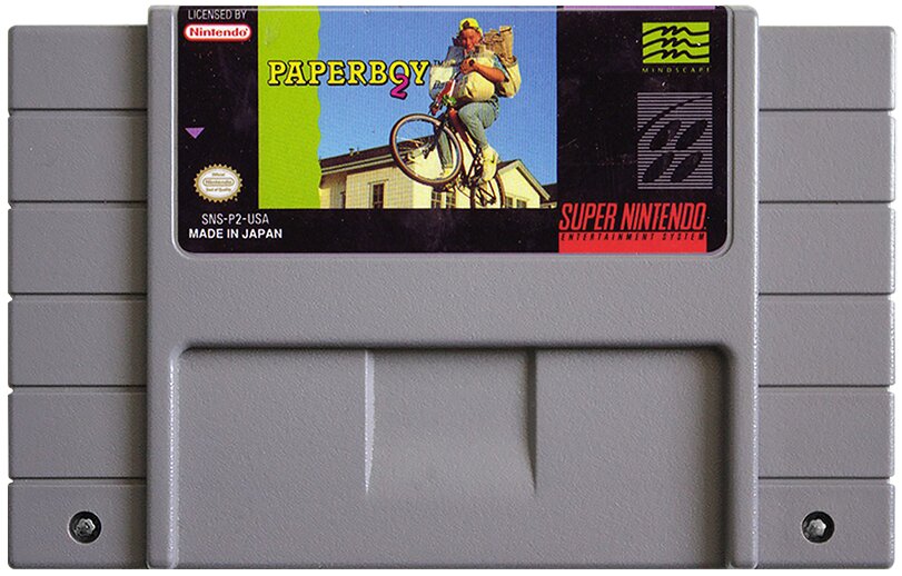 Paperboy 2 SNES - Video Game - Used - CaveGamers - Image 3