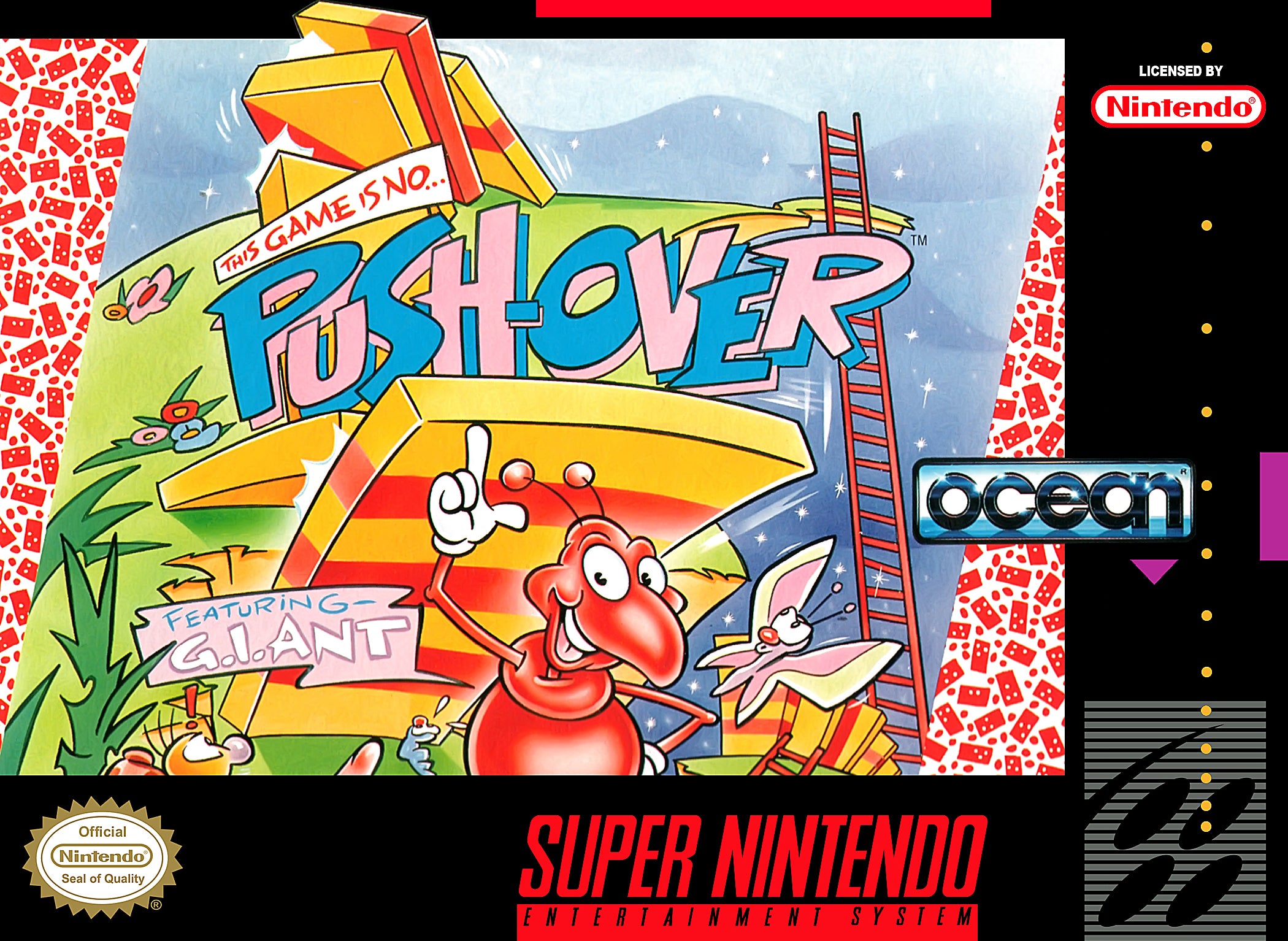 Push-Over SNES - Video Game - Used - CaveGamers
