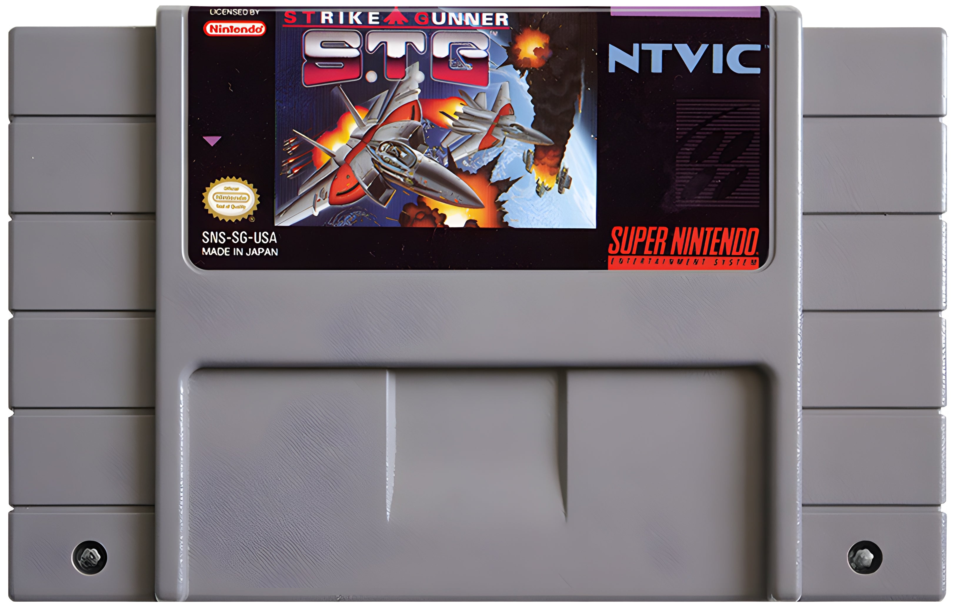Strike Gunner STG SNES - Video Game - Used - CaveGamers - Image 3