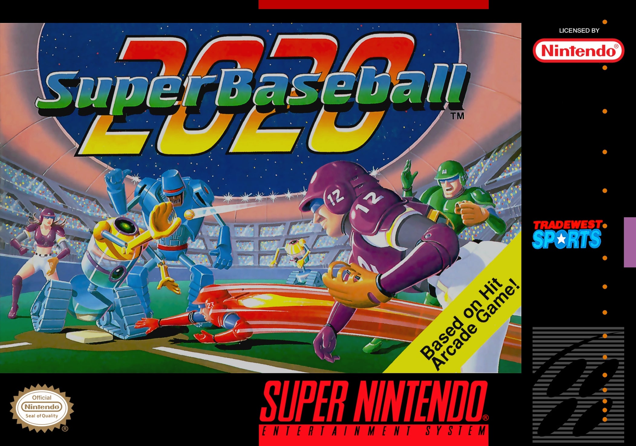 Super Baseball 2020 SNES - Video Game - Used - CaveGamers