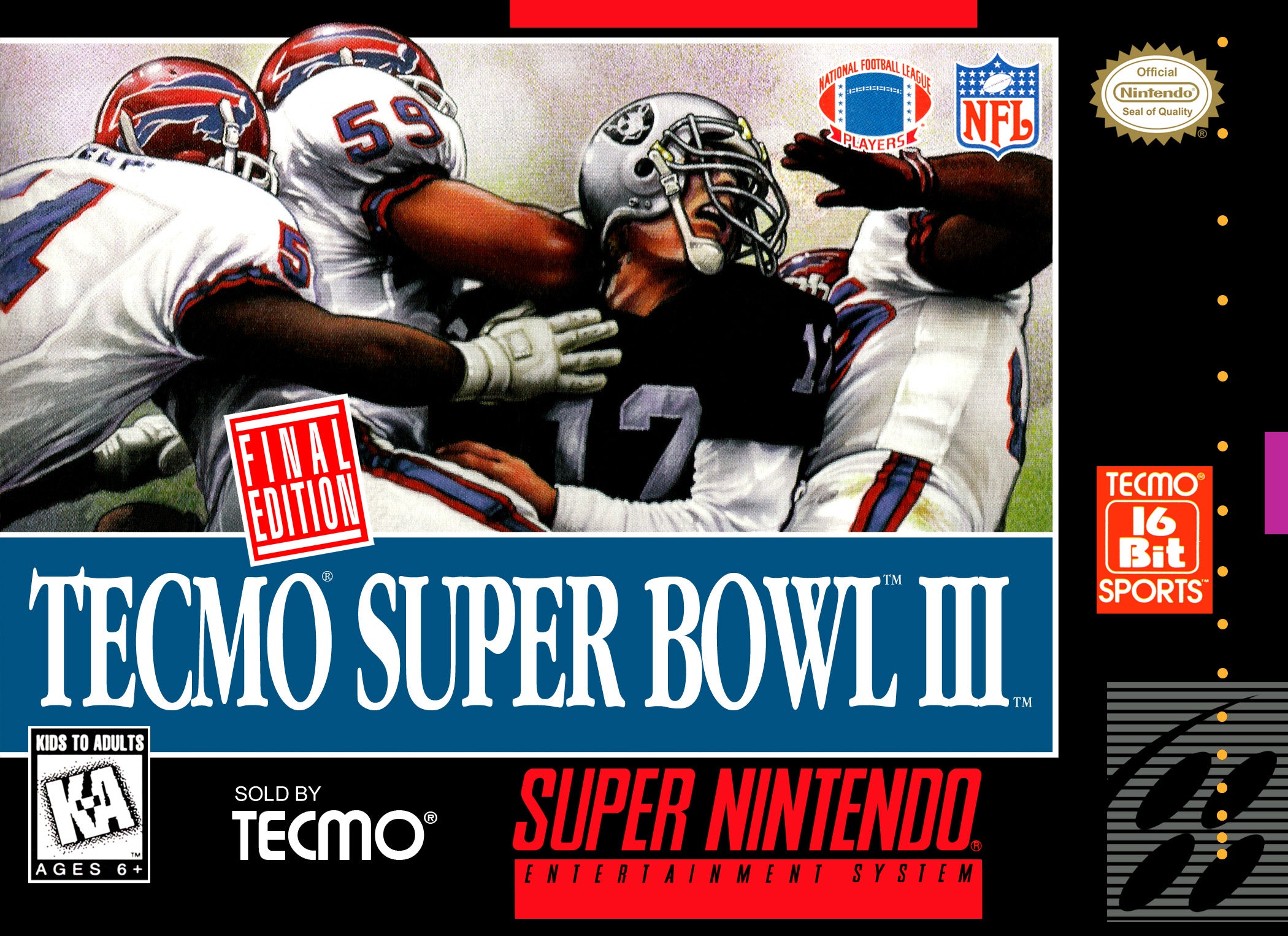 Tecmo Super Bowl III SNES - Video Game - Used - CaveGamers