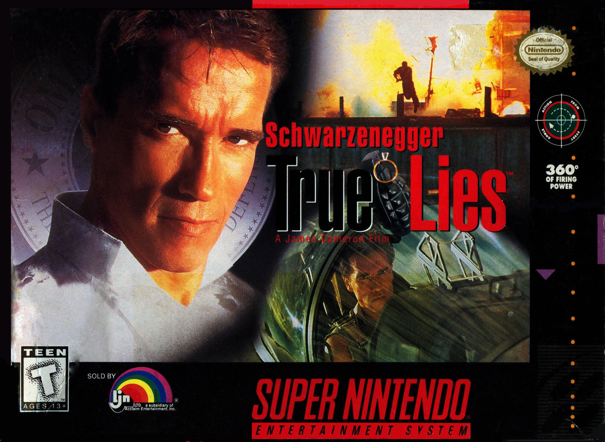 True Lies SNES - Video Game - Used - CaveGamers