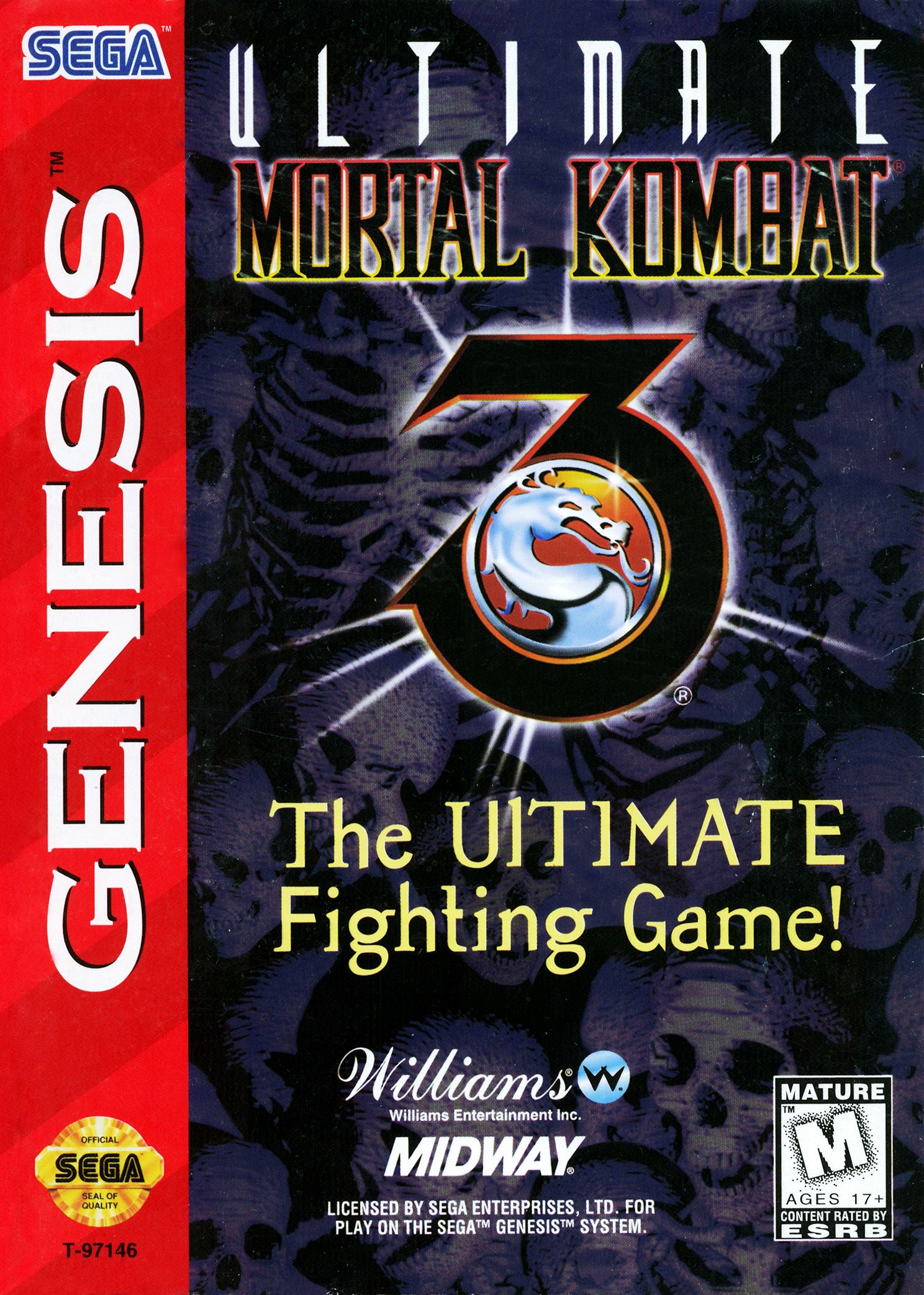 Ultimate Mortal Kombat 3 Genesis - Video Game - Used - CaveGamers