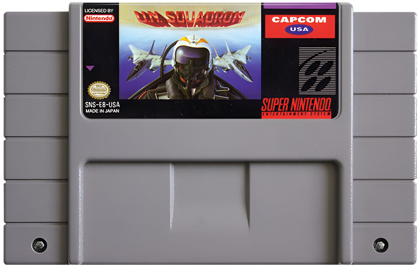 UN Squadron SNES - Video Game - Used - CaveGamers - Image 3