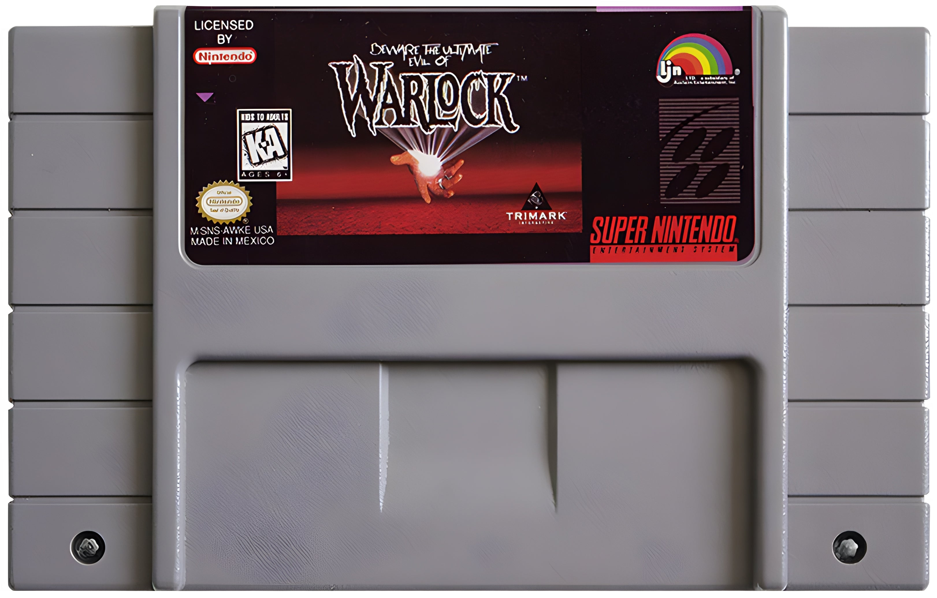 Warlock SNES - Video Game - Used - CaveGamers - Image 3