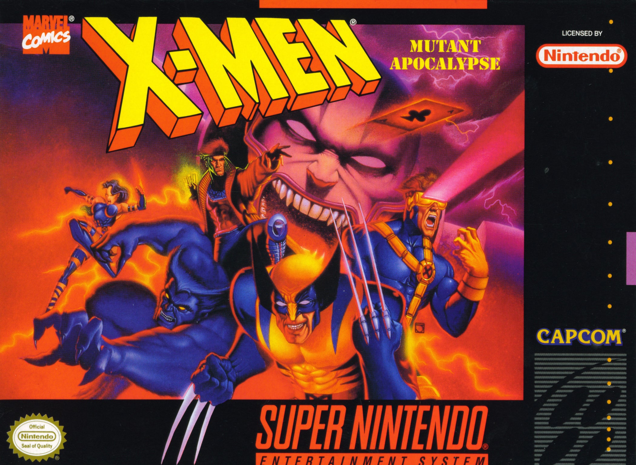 X-Men Mutant Apocalypse SNES - Video Game - Used - CaveGamers