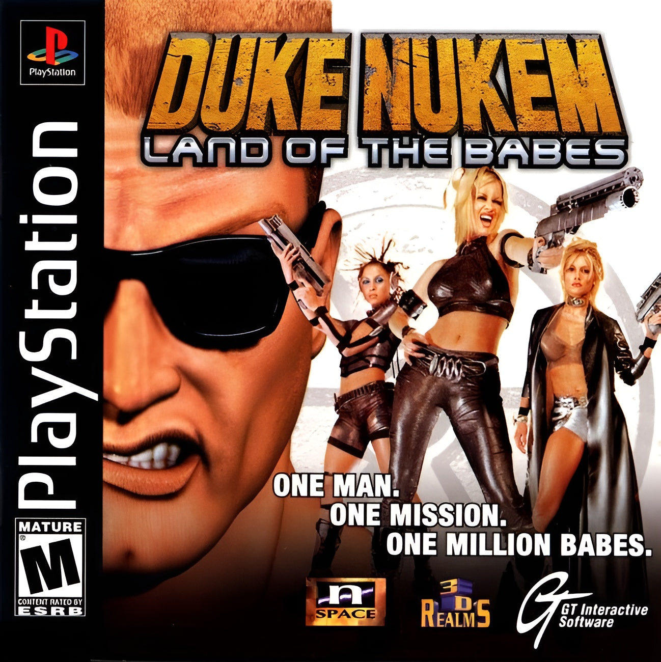 Duke Nukem Land of the Babes Playstation - Video Game - Used - CaveGamers