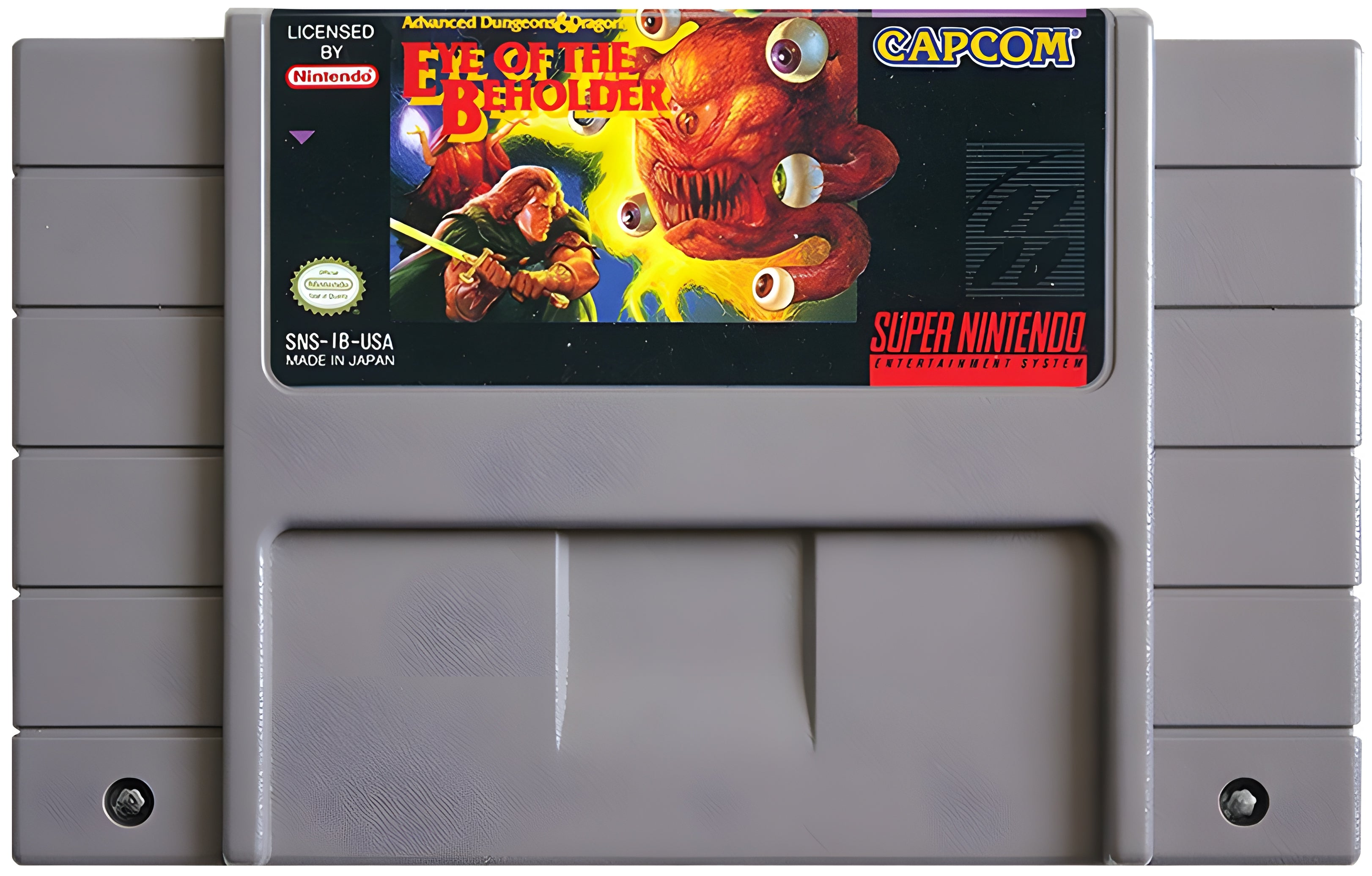 Advanced Dungeons & Dragons Eye of the Beholder SNES - Video Game - Used - CaveGamers - Image 3