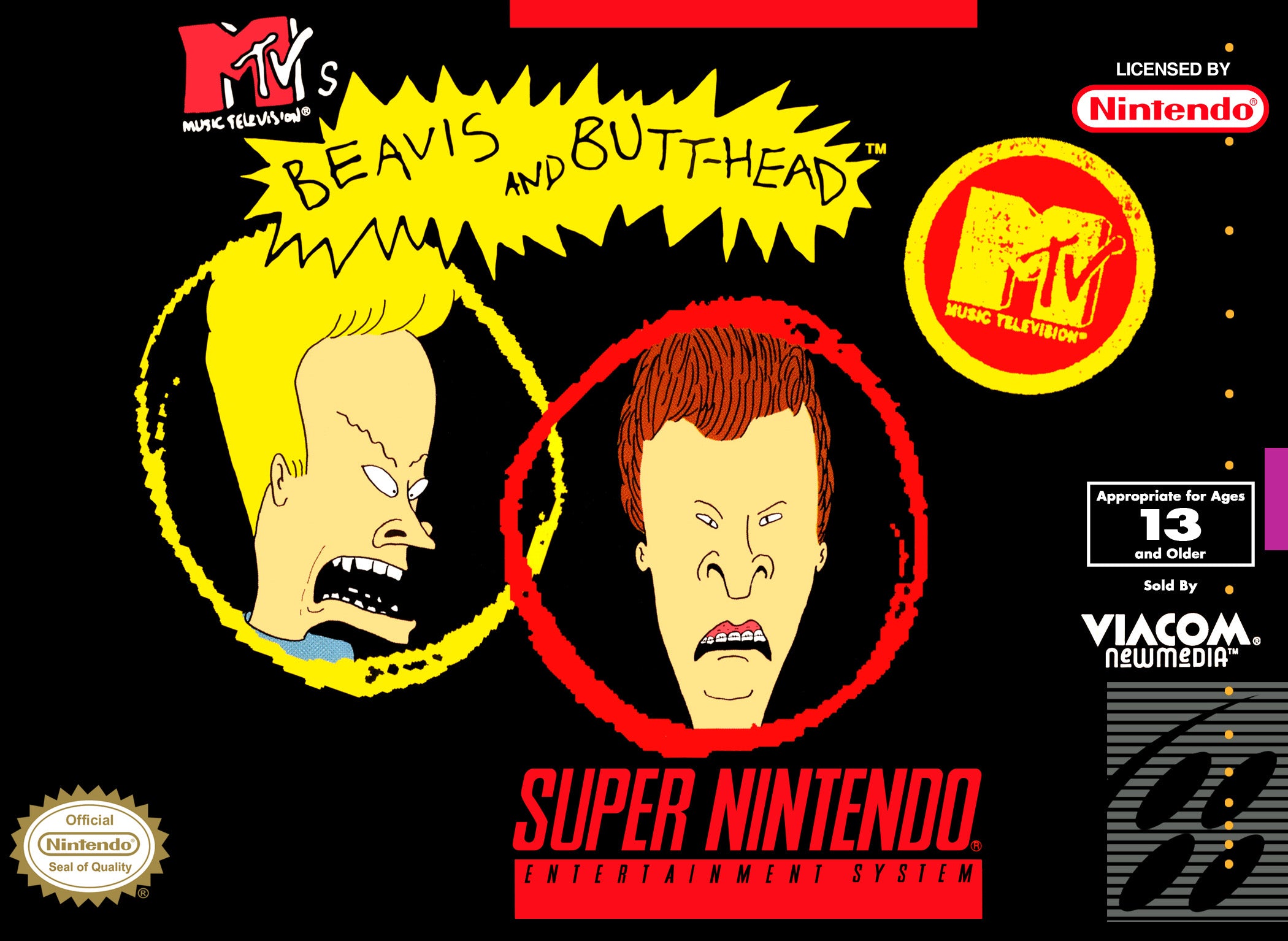 Beavis and Butthead SNES - Video Game - Used - CaveGamers
