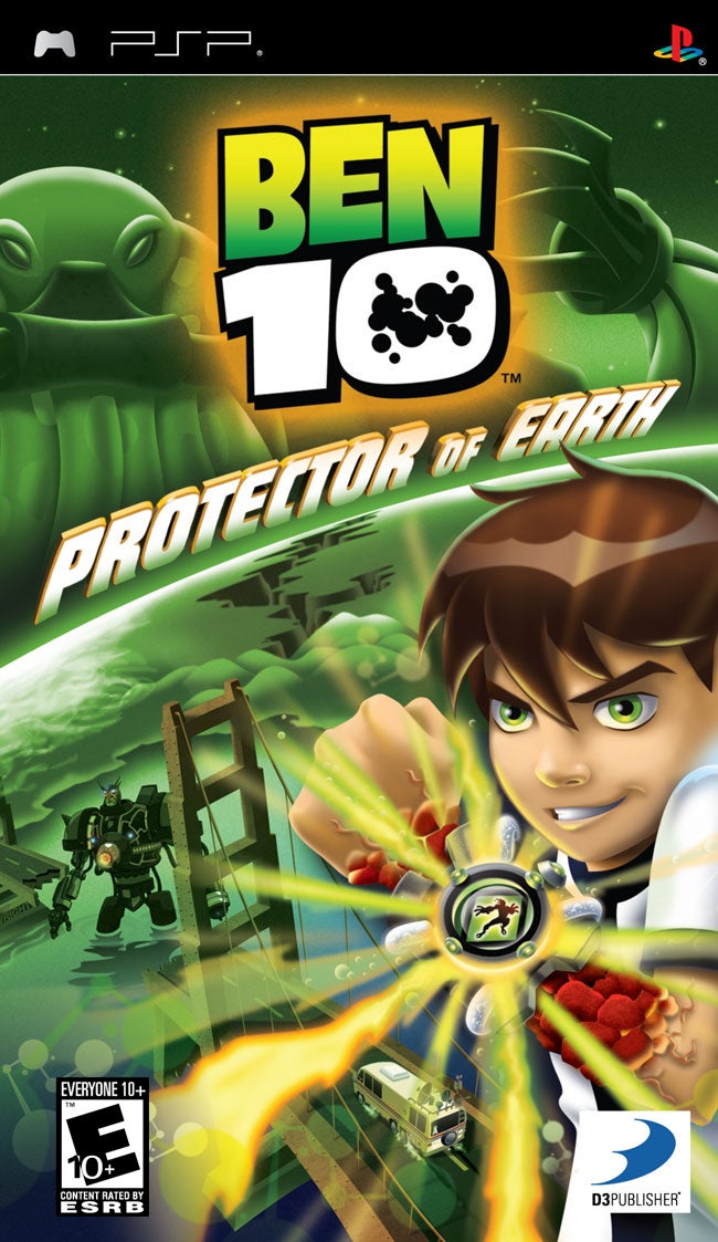 Ben 10 Protector of Earth PSP - Video Game - Used - CaveGamers