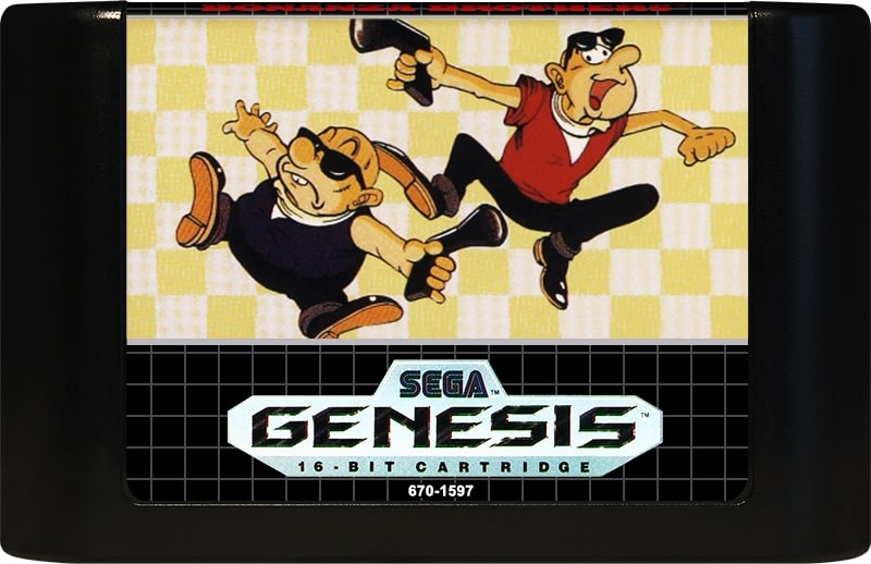 Bonanza Brothers Genesis - Video Game - Used - CaveGamers - Image 3
