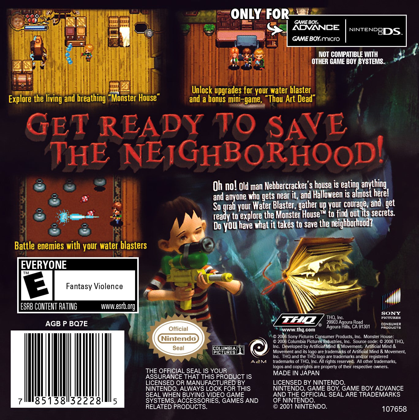 Monster House Game Boy Advance - Video Game - Used - CaveGamers - Image 2