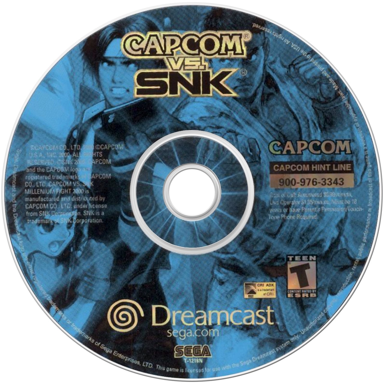 Capcom vs SNK DreamCast - Video Game - Used - CaveGamers - Image 3