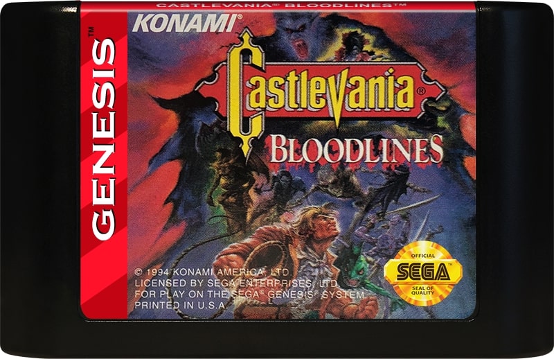 Castlevania: Bloodlines Genesis - Video Game - Used - CaveGamers - Image 3