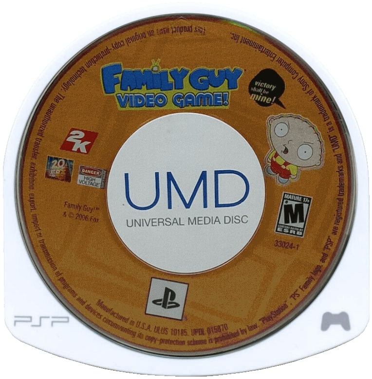 Family Guy PSP - Video Game - Used - CaveGamers - Image 3