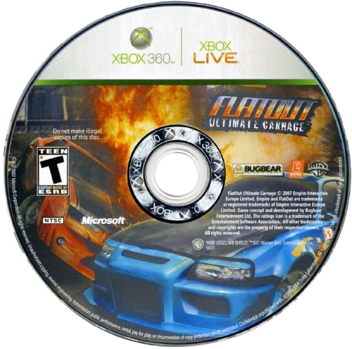 Flatout Ultimate Carnage Xbox 360 - Video Game - Used - CaveGamers - Image 3