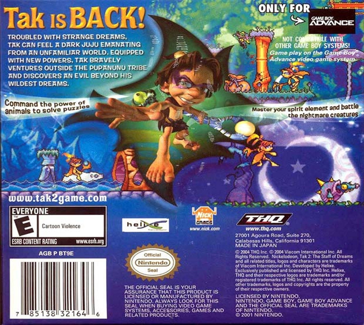Tak 2 The Staff of Dreams Game Boy Advance - Video Game - Used - CaveGamers - Image 2