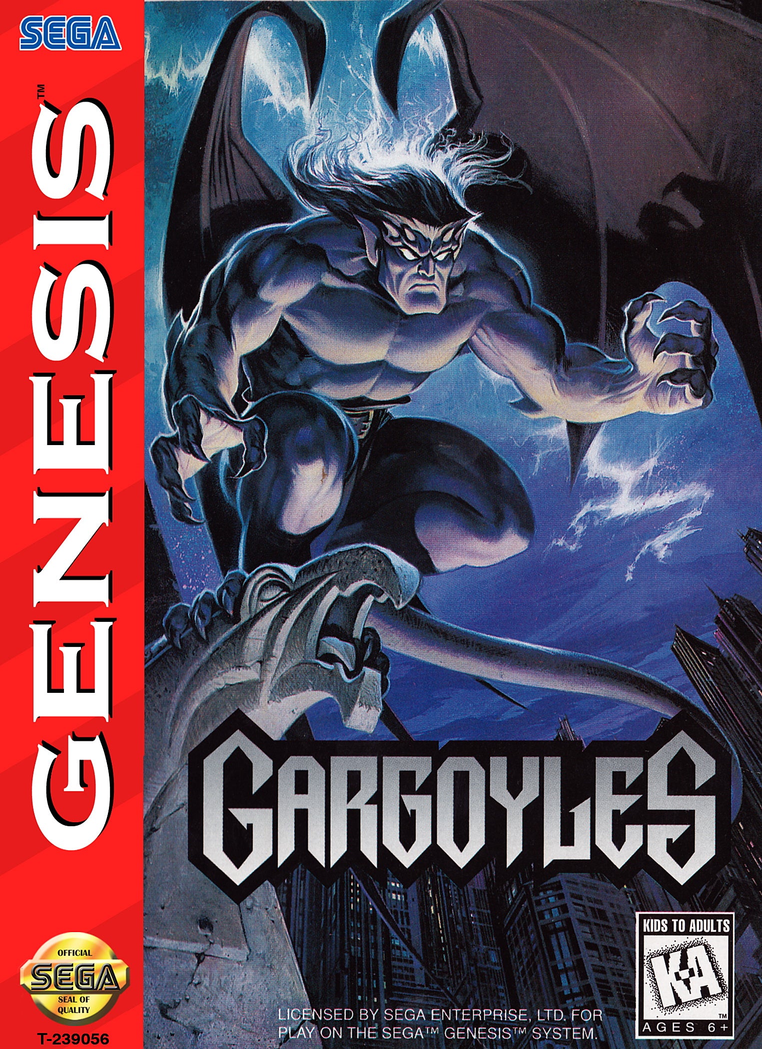Gargoyles Genesis - Video Game - Used - CaveGamers