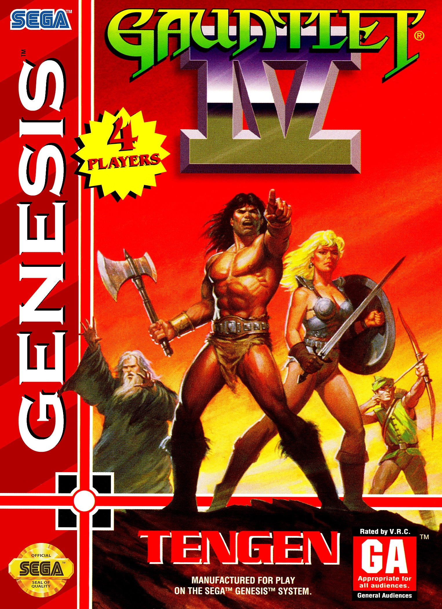 Gauntlet IV Genesis - Video Game - Used - CaveGamers