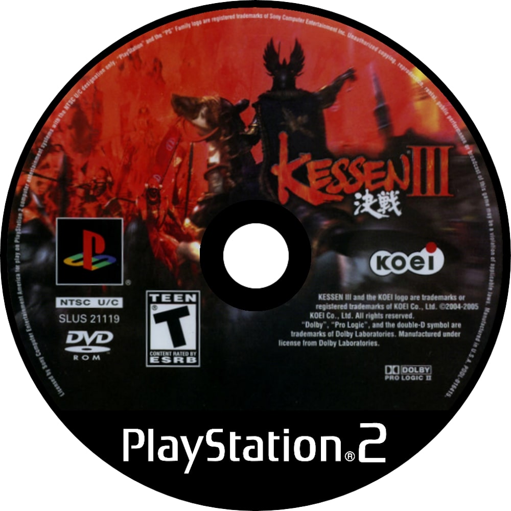 Kessen 3 PS2 - Video Game - Used - CaveGamers - Image 3