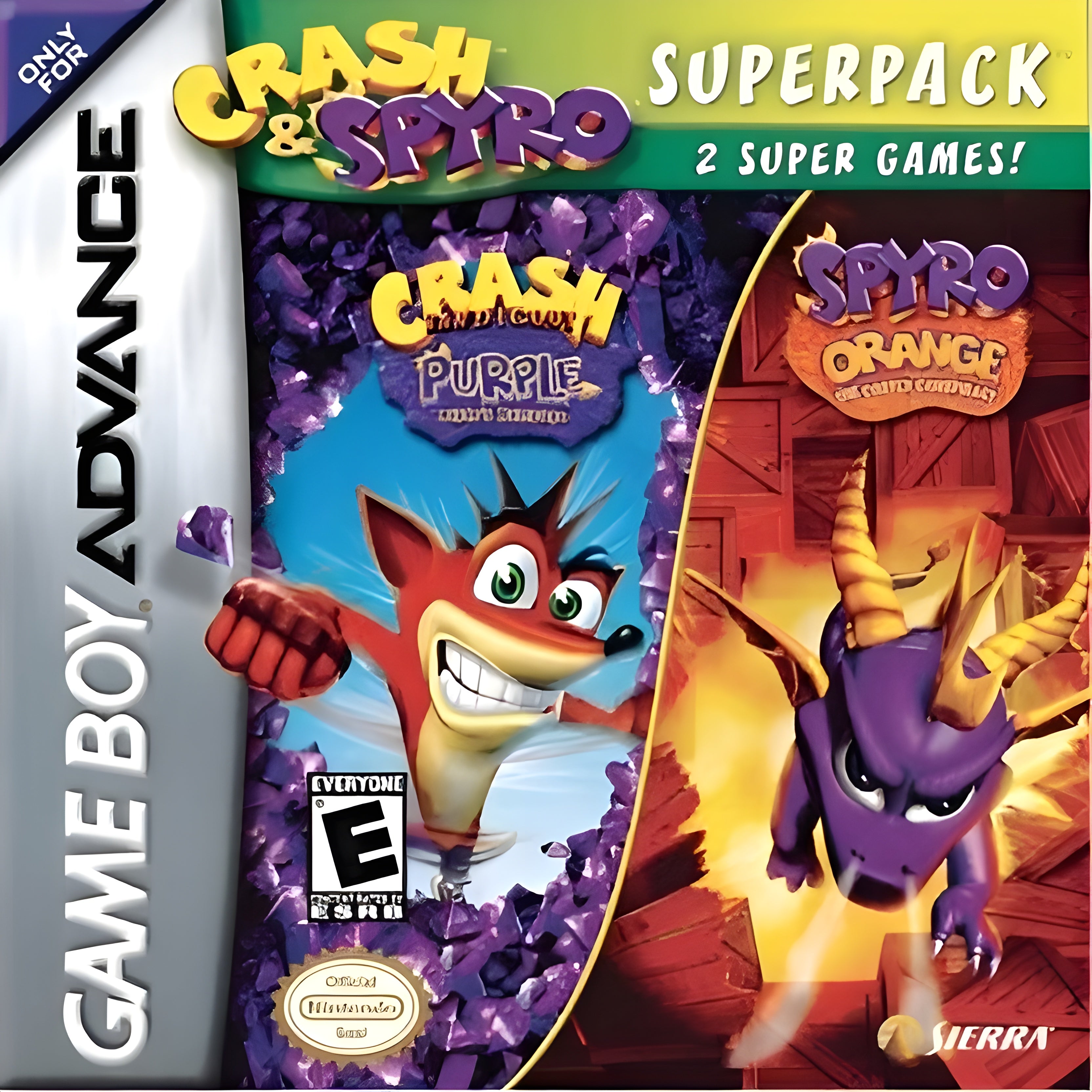 Crash & Spyro Superpack Game Boy Advance - Video Game - Used - CaveGamers