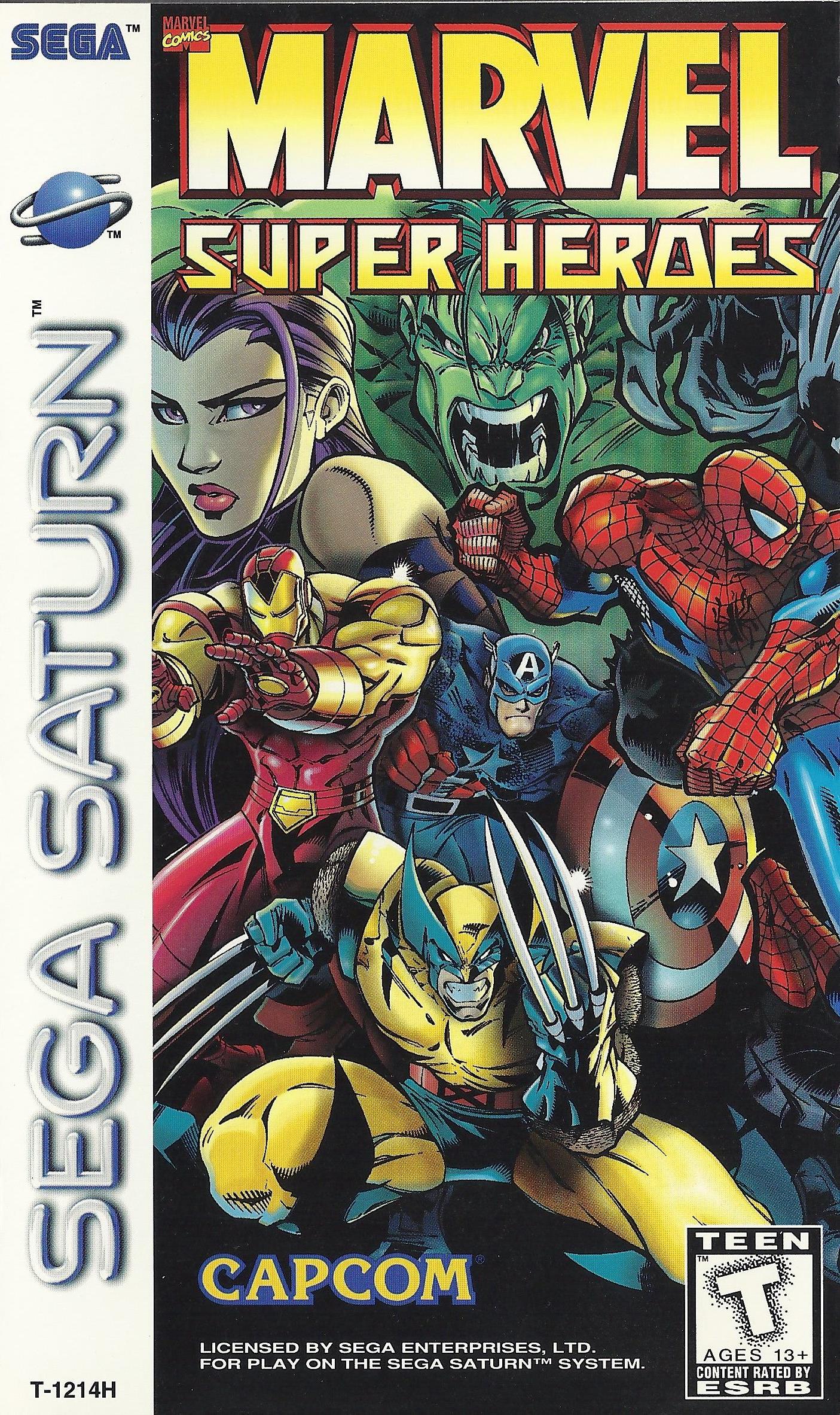 Marvel Super Heroes Saturn - Video Game - Used - CaveGamers