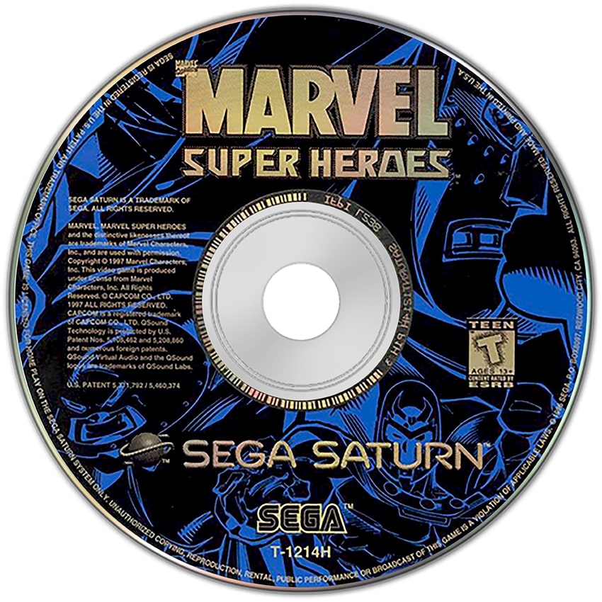 Marvel Super Heroes Saturn - Video Game - Used - CaveGamers - Image 3
