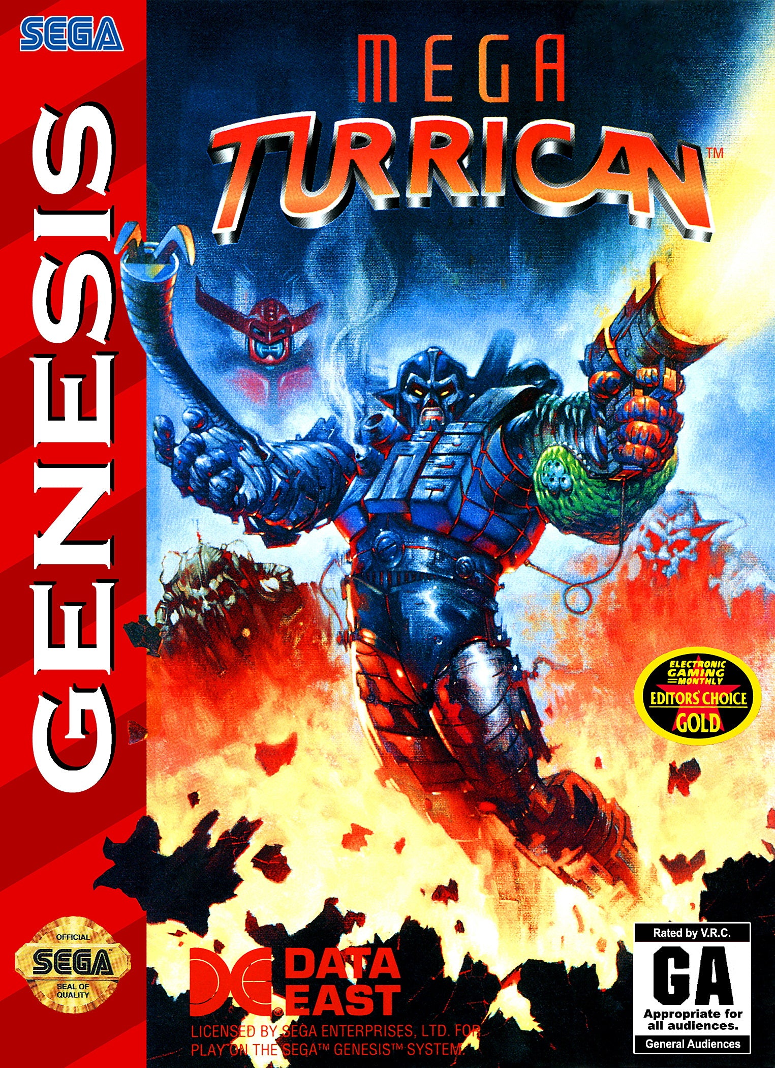Mega Turrican Genesis - Video Game - Used - CaveGamers