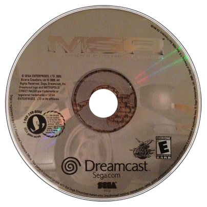 Metropolis Street Racer DreamCast - Video Game - Used - CaveGamers - Image 3
