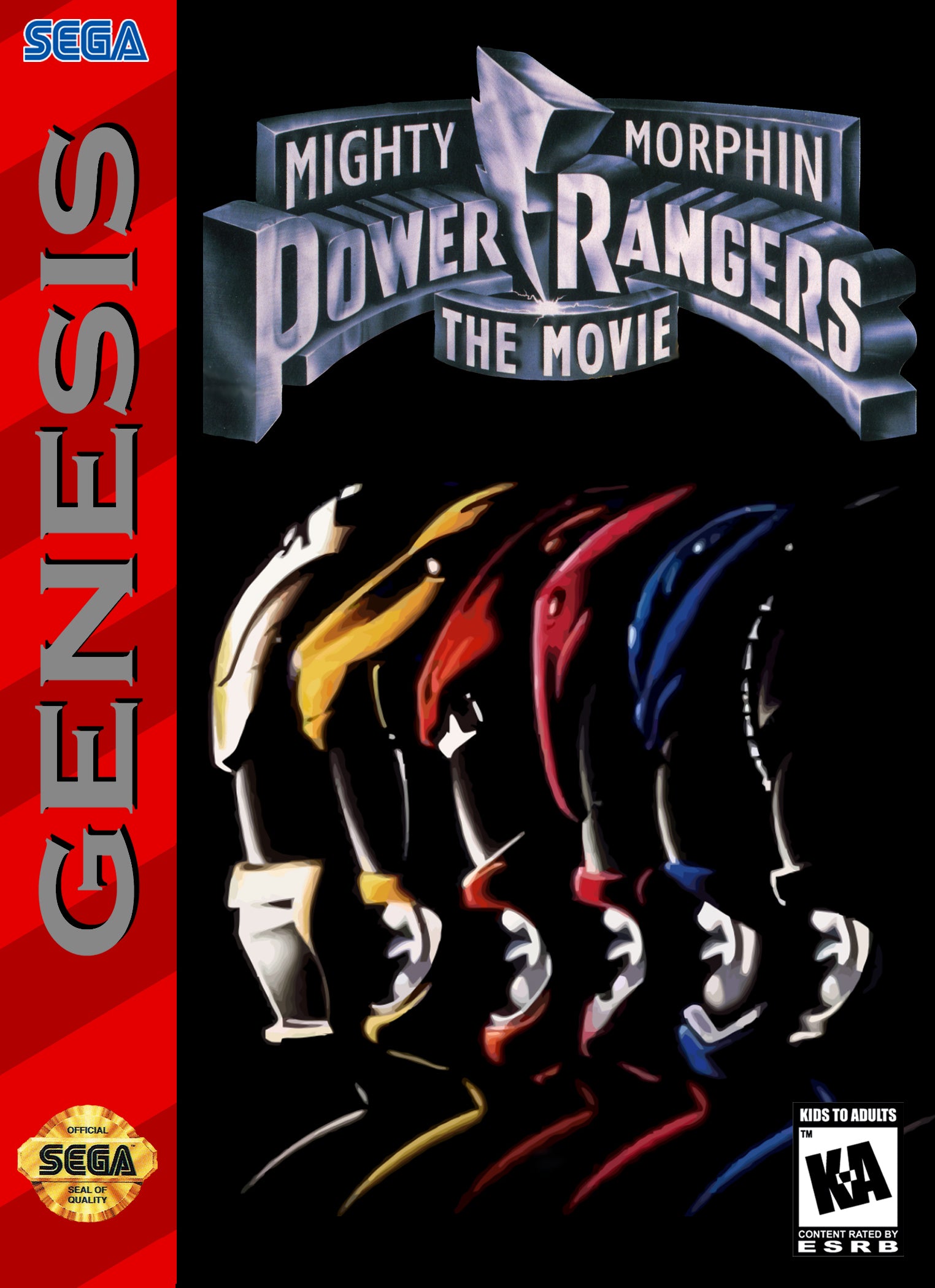 Mighty Morphin Power Rangers The Movie Genesis - Video Game - Used - CaveGamers
