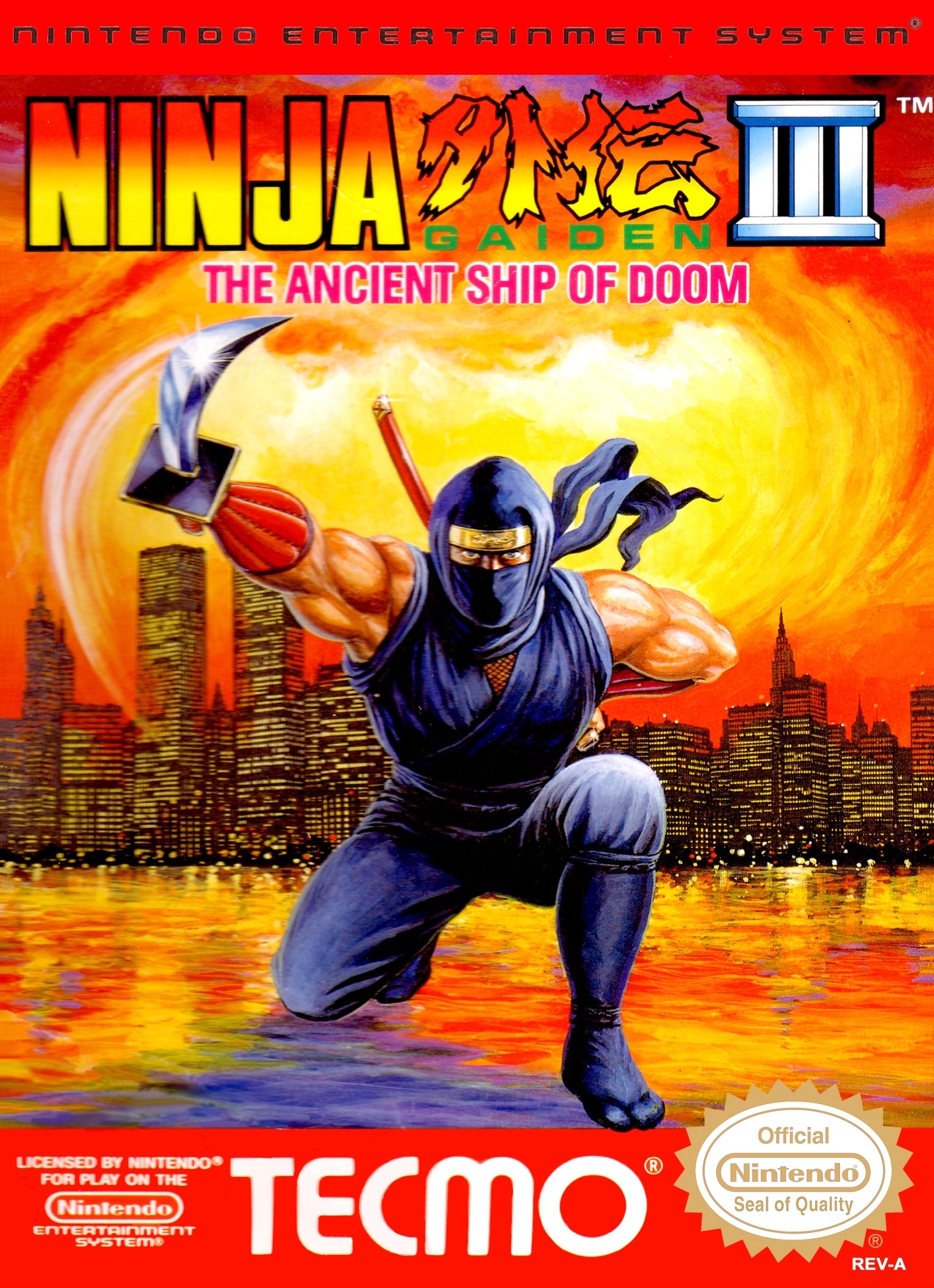 Ninja Gaiden III: The Ancient Ship of Doom NES - Video Game - Used - CaveGamers