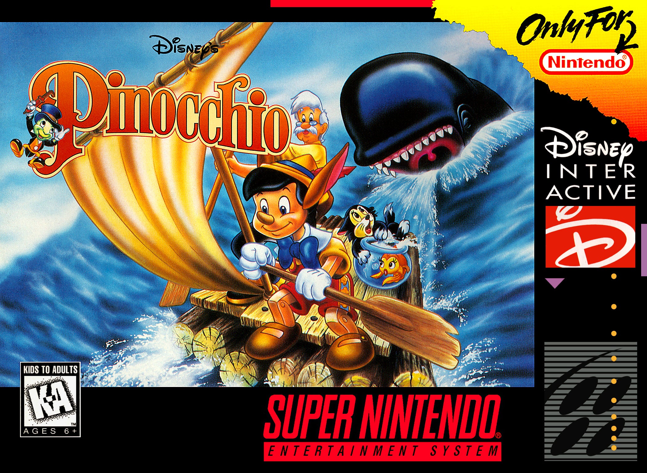 Pinocchio SNES - Video Game - Used - CaveGamers