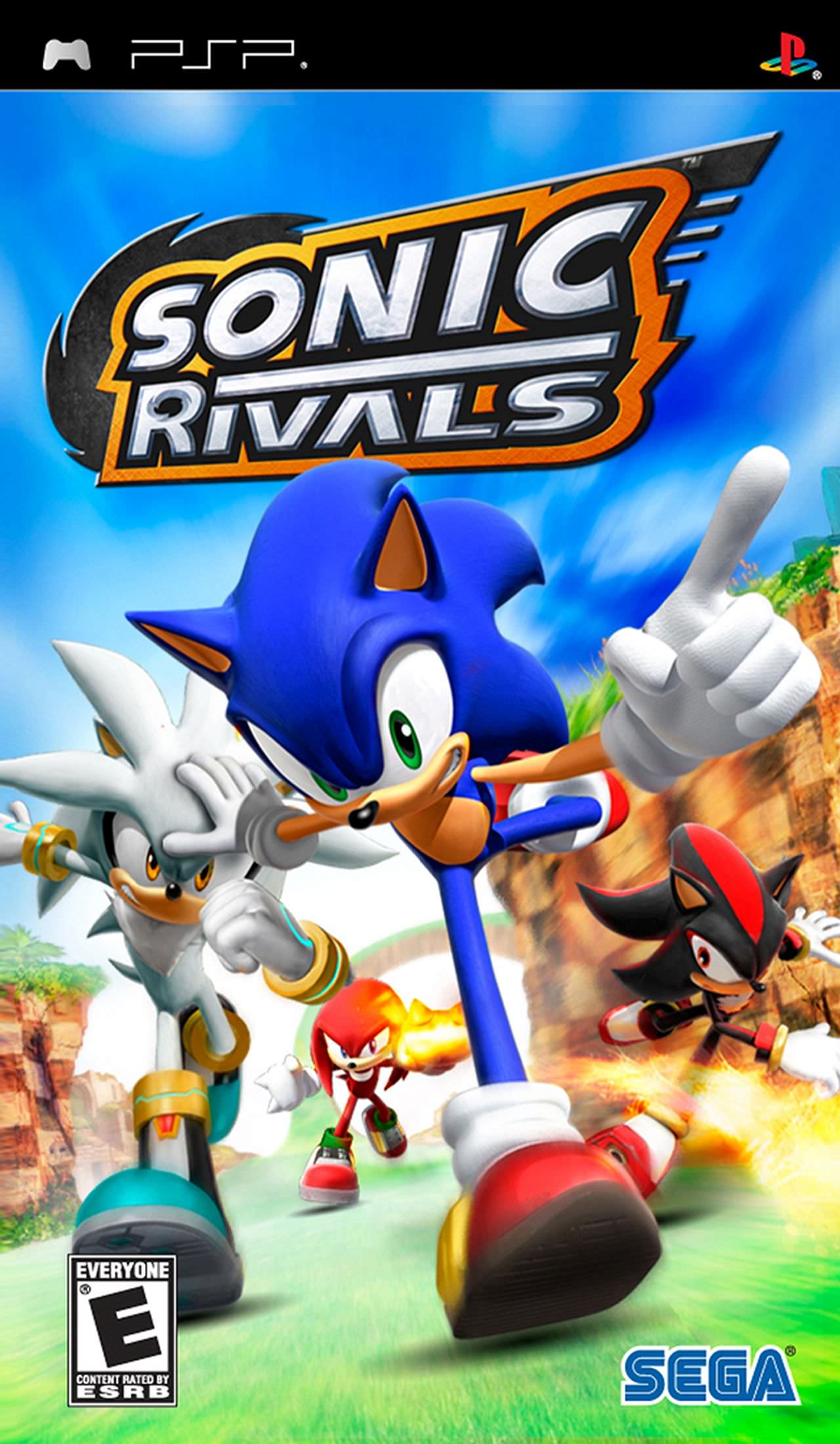 Sonic Rivals PSP - Video Game - Used - CaveGamers