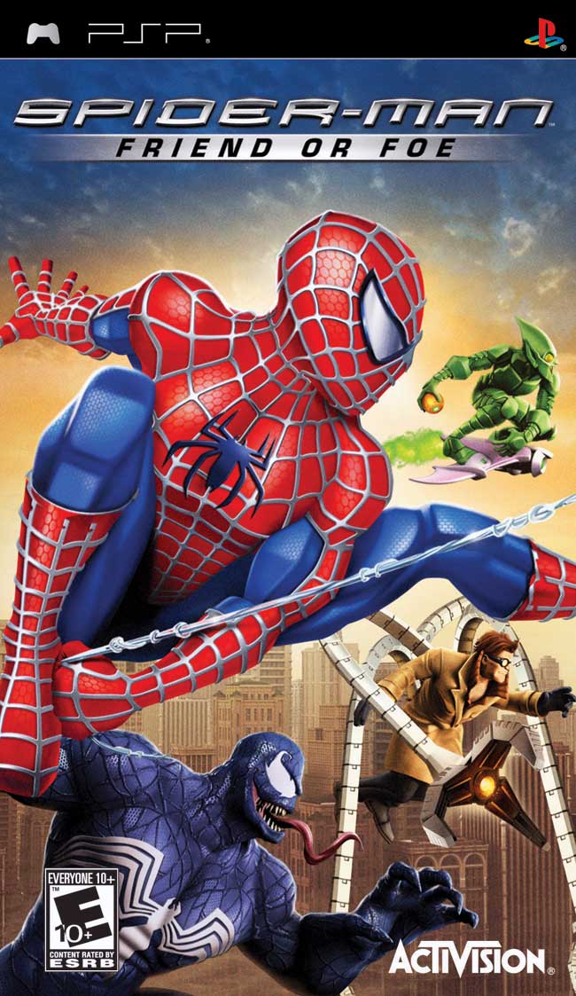 Spiderman Friend or Foe PSP - Video Game - Used - CaveGamers