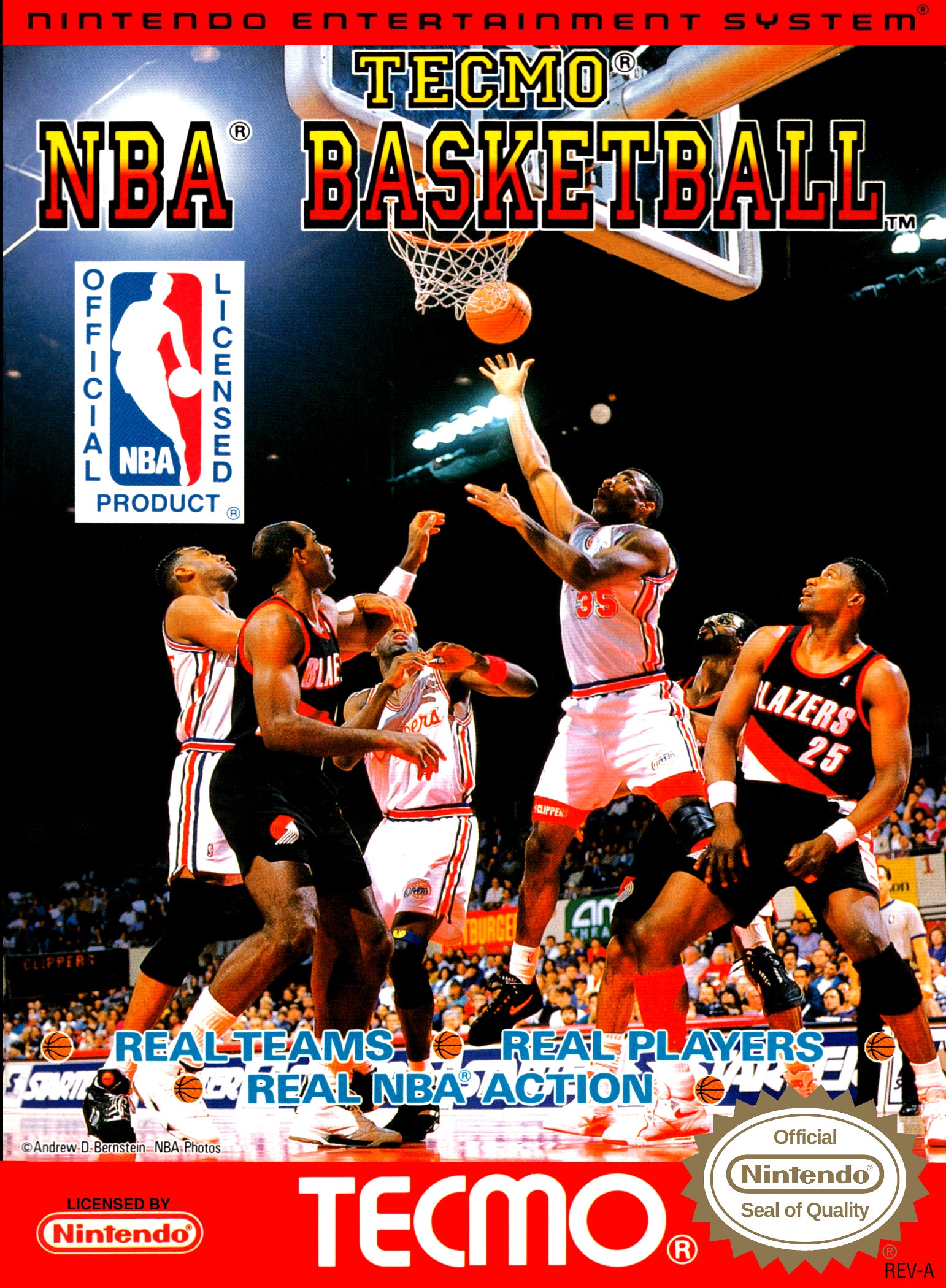 Tecmo NBA Basketball NES - Video Game - Used - CaveGamers