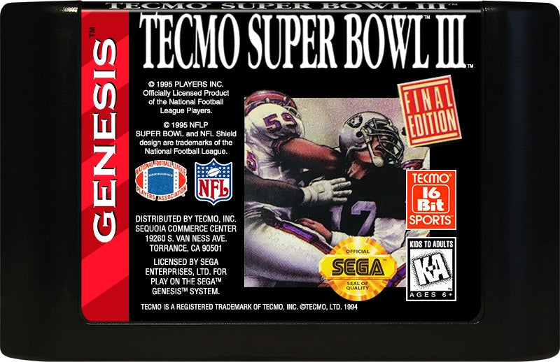 Tecmo Super Bowl III: Final Edition